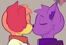 fanart of Catnap and Dogday from horror game Poppy Playtime. Link to original source when clicked